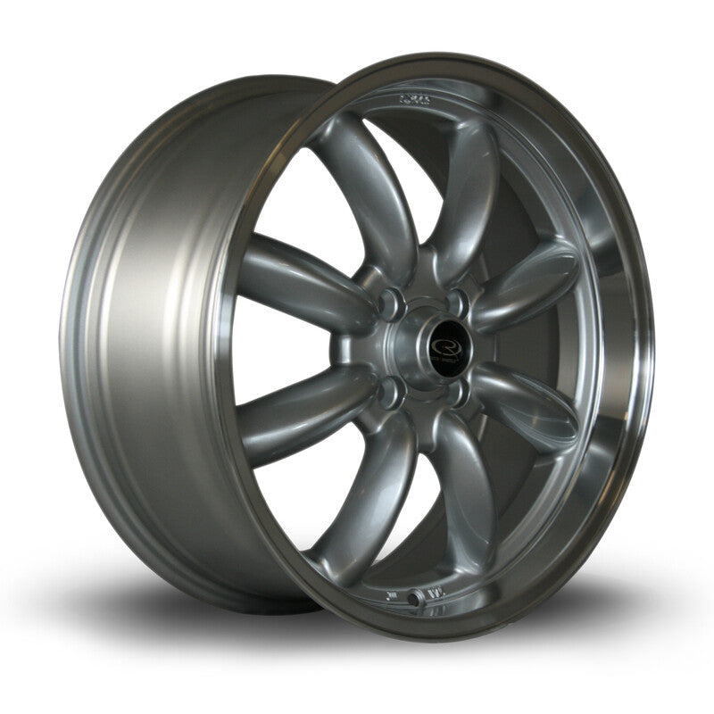 Cerchio Rota RB 7,5x17 4x100 ET45 - Argento lucidato