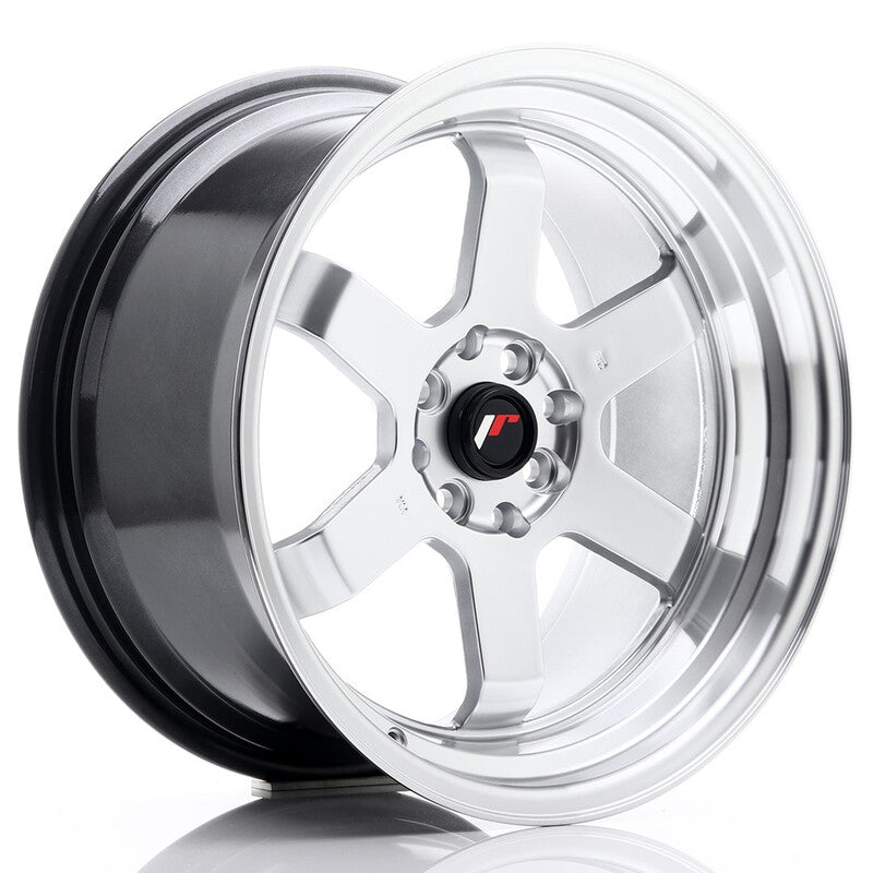 Carica immagine in Galleria Viewer, Cerchio Japan Racing JR-12 9x17 5x112/5x120 ET25 - Argento lucidato
