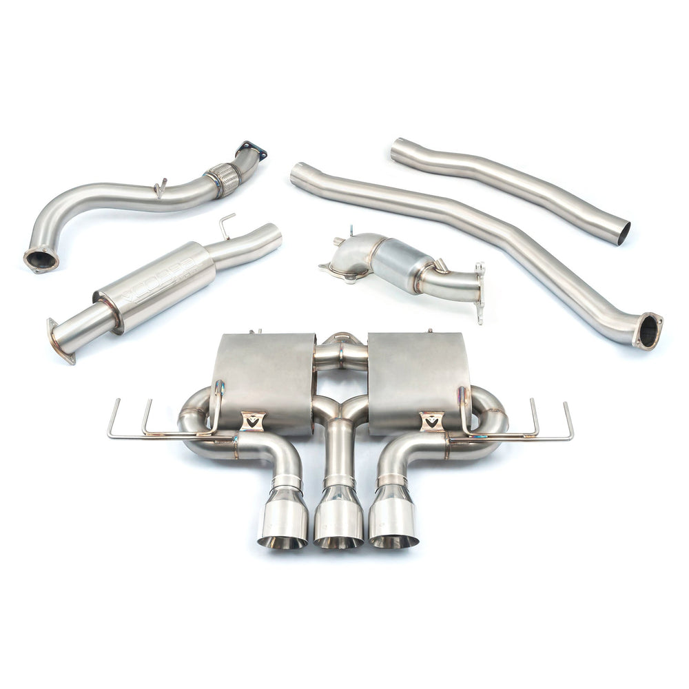 Linea di Scarico "Turbo Back" Cobra per Honda Civic Type R FK8 (Modello UK)