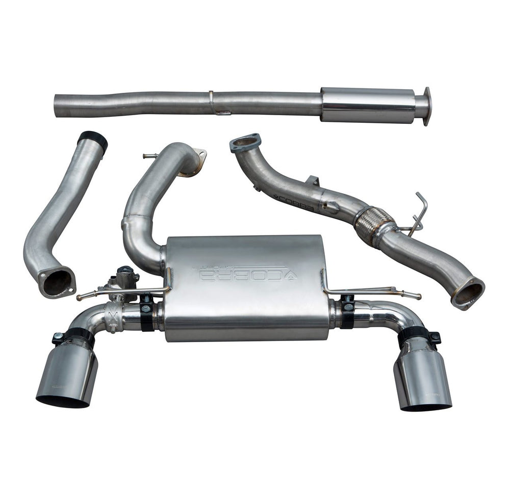 Linea di Scarico Completa "Turboback" Cobra per Ford Focus RS MK3