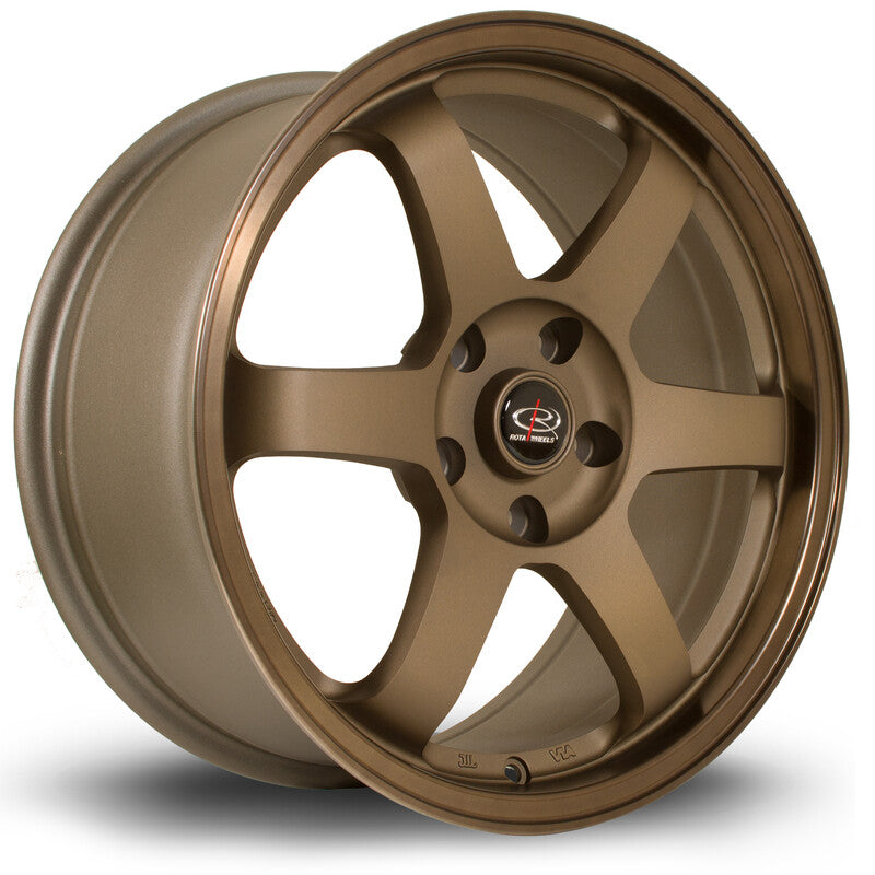 Cerchio Rota Grid 8x17 5x100 ET35 - Bronzo