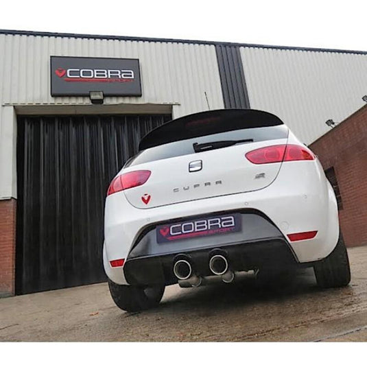 Linea di Scarico Completa "Turboback" Cobra per Seat Leon Cupra R 1P 2.0L TFSI (10-12)