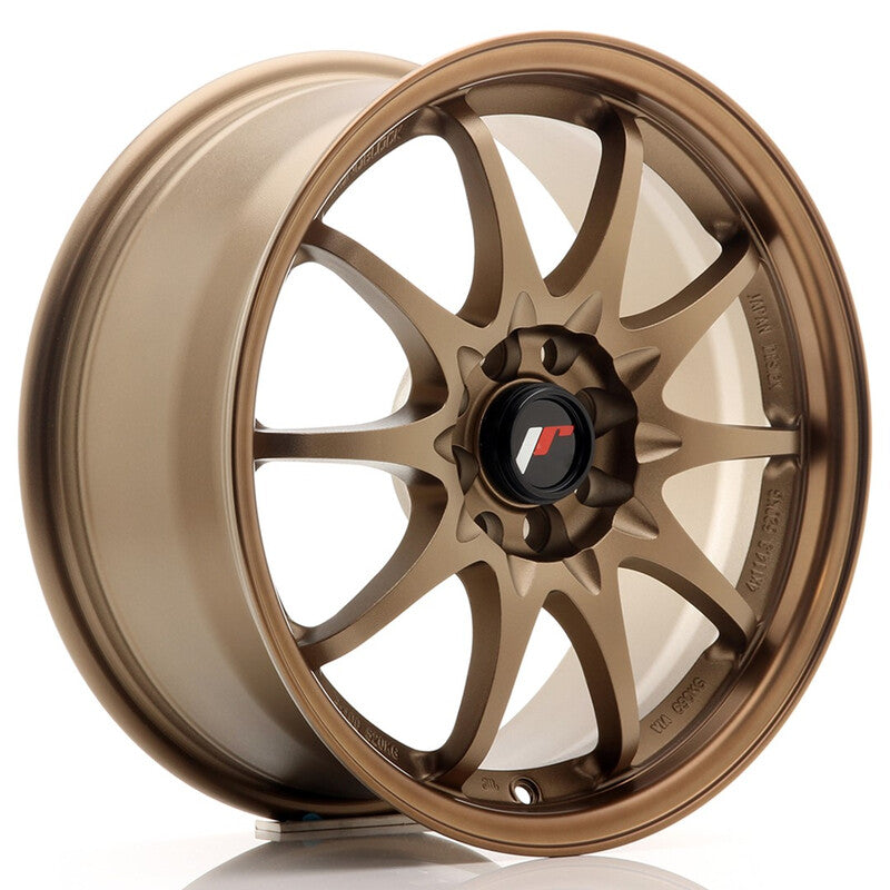 Carica immagine in Galleria Viewer, Cerchio Japan Racing JR-5 7x16 4x100/4x108 ET30 - Bronzo anodizzato
