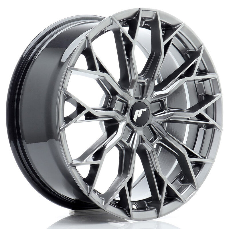 Carica immagine in Galleria Viewer, Cerchio Japan Racing JR-49 8x18 foratura su misura 5 fori ET20-42 - Hyper Black
