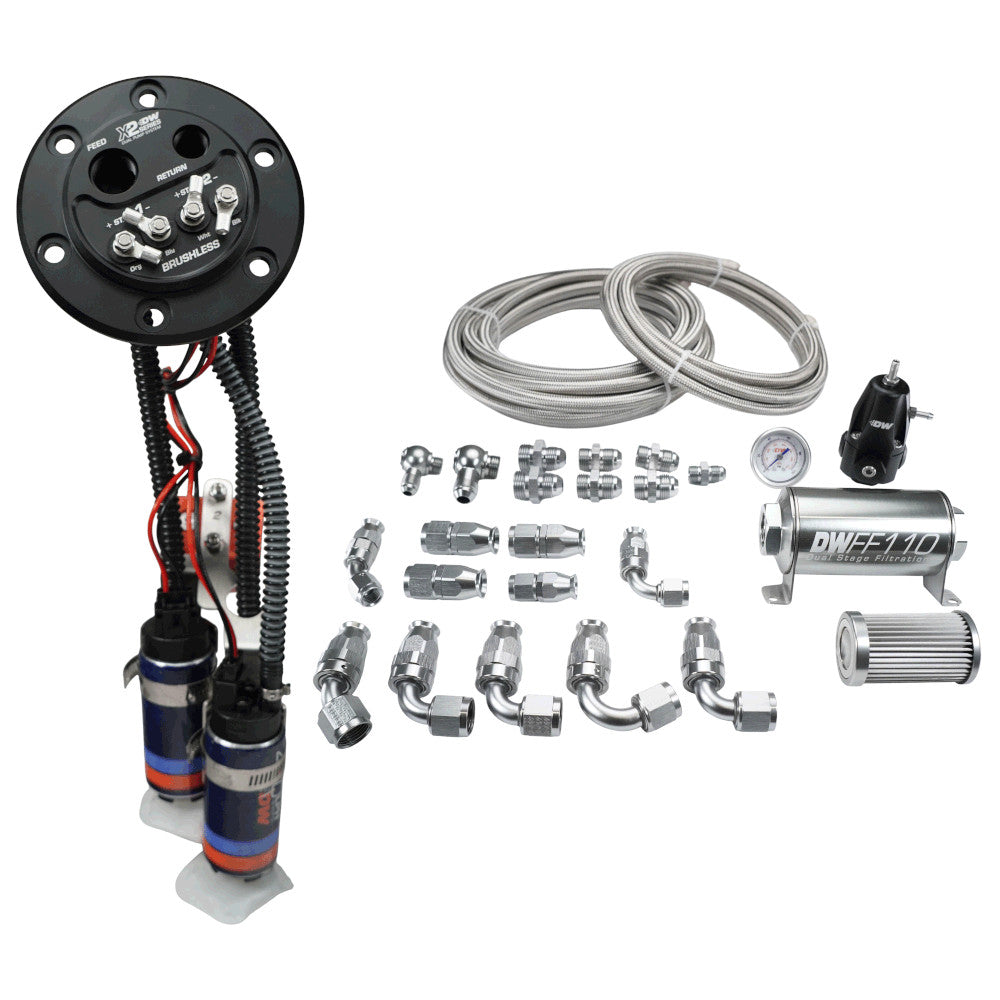 Supporto Doppia Pompa Benzina Deatschwerks X2 per Honda Civic (92-00) & Integra (94-01)