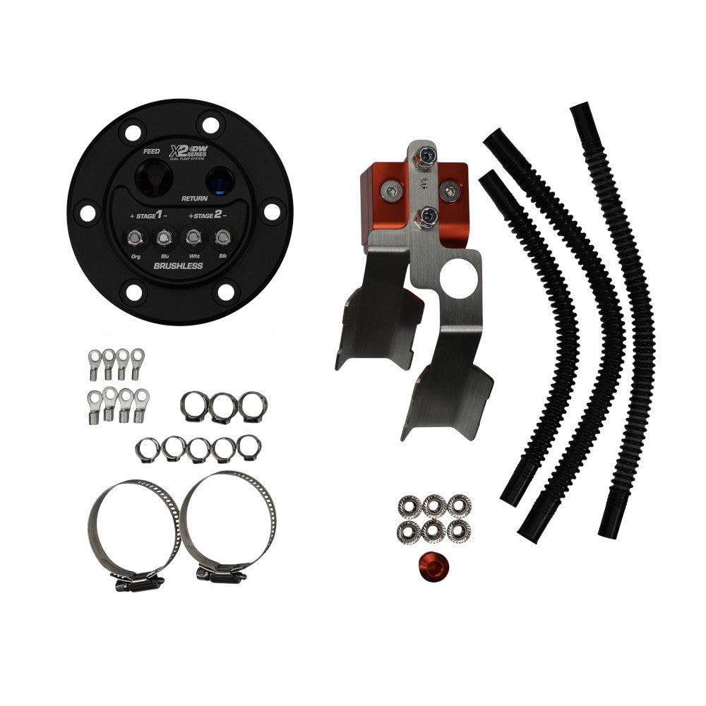 Supporto Doppia Pompa Benzina Deatschwerks X2 per Honda Civic (92-00) & Integra (94-01)