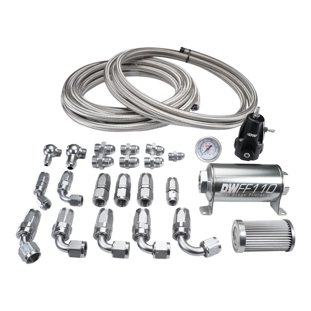 Supporto Doppia Pompa Benzina Deatschwerks X2 per Honda Civic (92-00) & Integra (94-01)