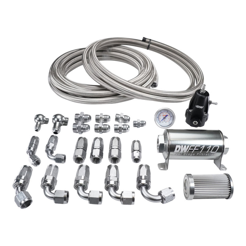 Carica immagine in Galleria Viewer, Supporto Doppia Pompa Benzina Deatschwerks X2 per Honda Civic (92-00) &amp; Integra (94-01)
