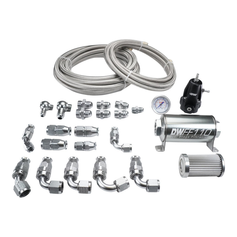 Carica immagine in Galleria Viewer, Supporto Doppia Pompa Benzina Deatschwerks X2 per Honda Civic (92-00) &amp; Integra (94-01)
