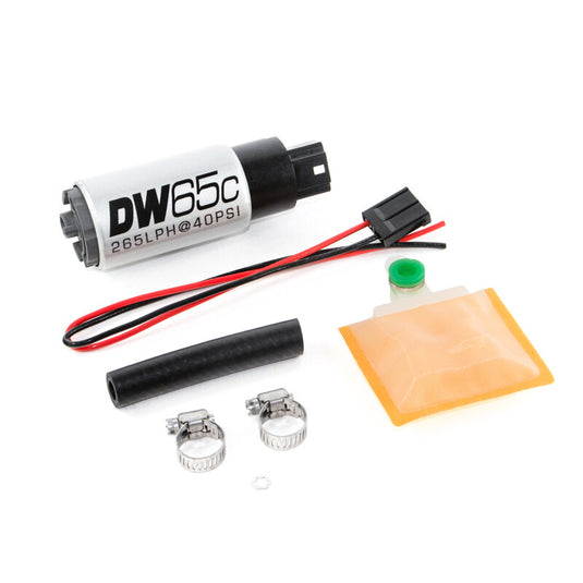 Pompa Benzina Deatschwerks DW65C 265 L/h E85, Kit di Installazione Universale