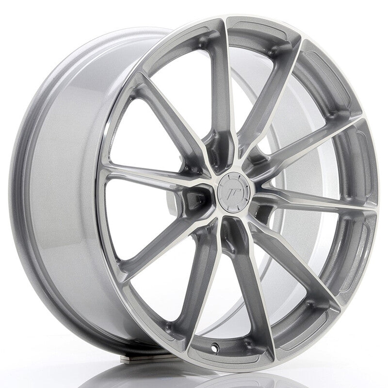 Cerchio Japan Racing JR-37 8,5x19 foratura su misura 5 fori ET20-45 - Argento