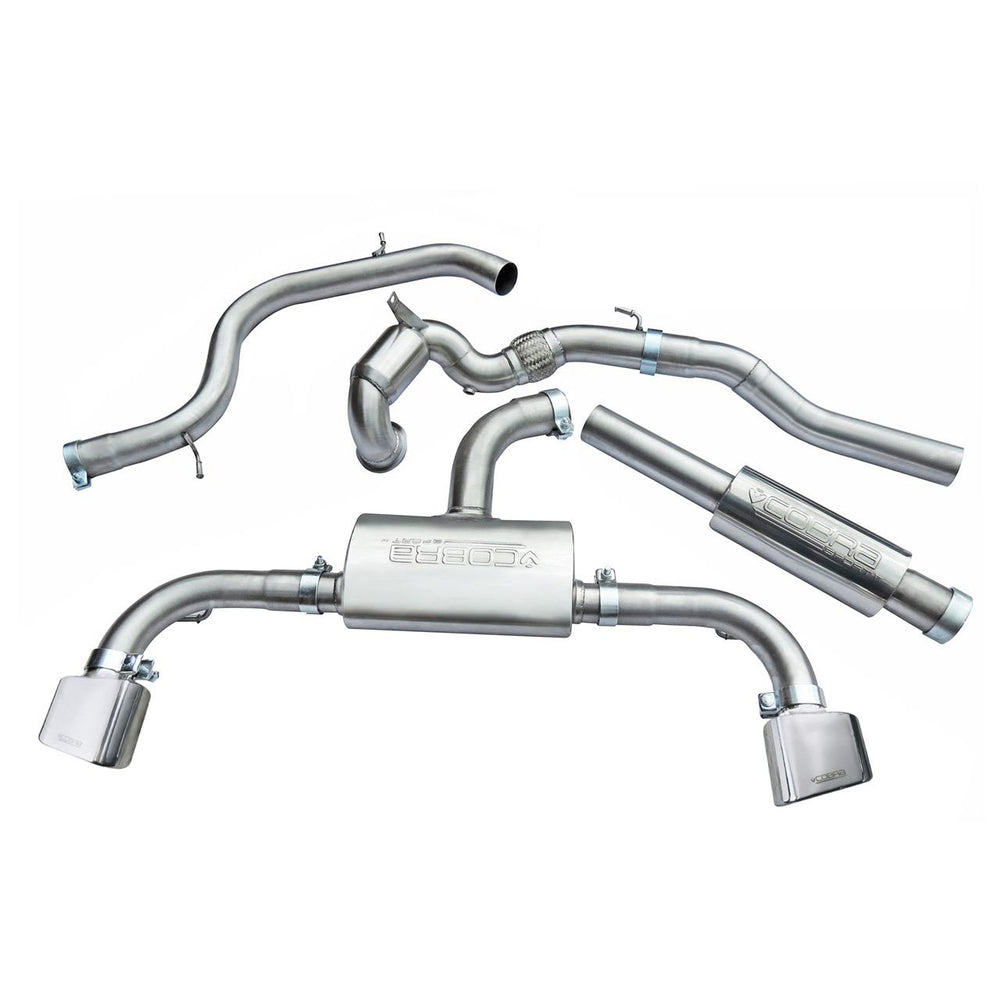 Linea di Scarico Completa "Turboback" Cobra per Seat Leon Cupra 5F 280-300 CV, senza FAP (14-18)