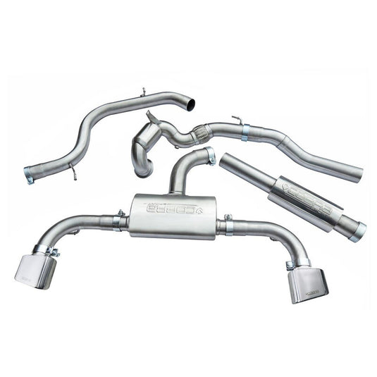Linea di Scarico Completa "Turboback" Cobra per Seat Leon Cupra 5F 280-300 CV, senza FAP (14-18)