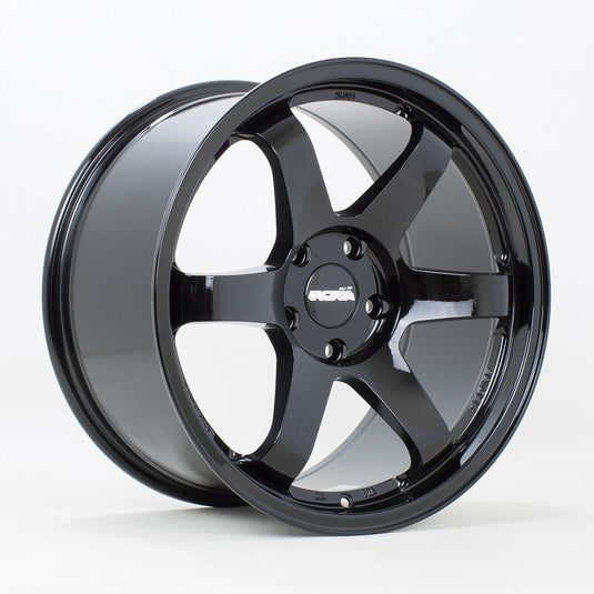 Cerchio Rota Grid 9,5x18 5x114.3 ET30 - Nero lucido