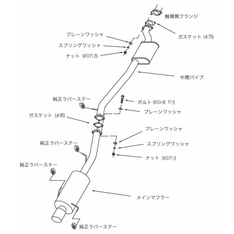 Carica immagine in Galleria Viewer, Linea di Scarico HKS "Silent Hi-Power" per Nissan Skyline R33 GT-R
