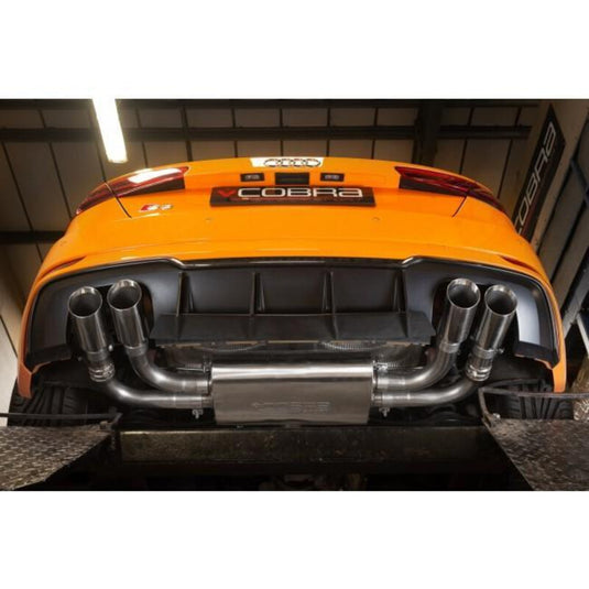Linea di Scarico Completa "Turboback" Cobra per Audi S3 8V 3 Porte (12-20) - con Valvola