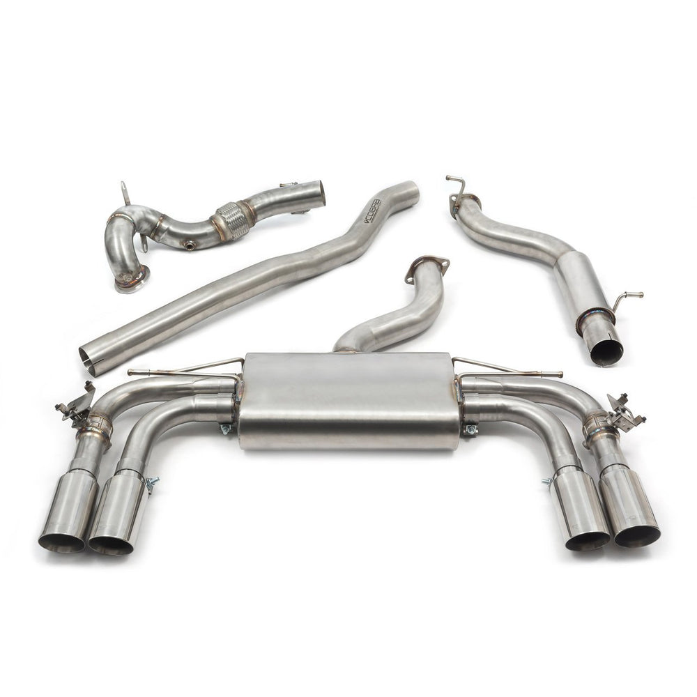 Linea di Scarico Completa "Turboback" Cobra per Audi S3 8V Sportback (12-20) - con Valvola