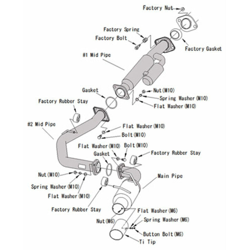 Carica immagine in Galleria Viewer, Linea di Scarico HKS "Hi-Power Single" per Toyota GT86
