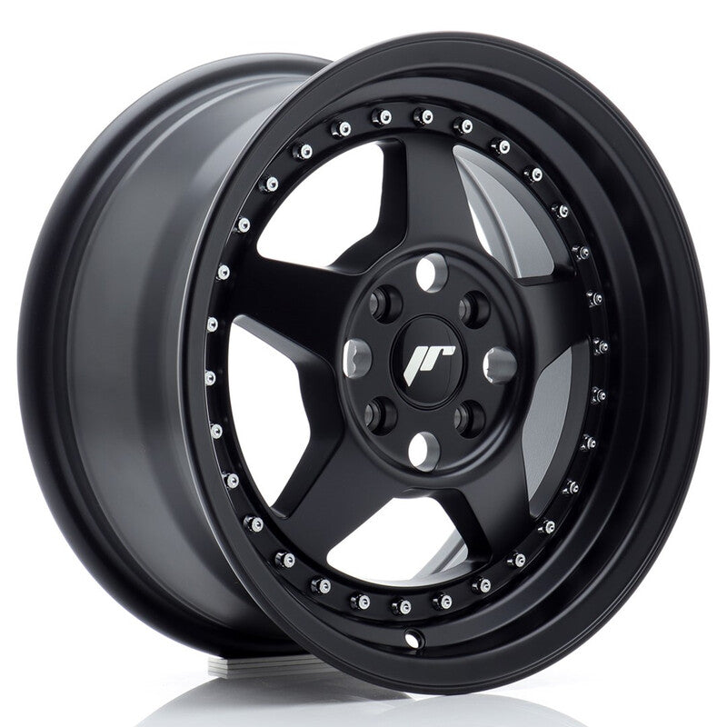 Cerchio Japan Racing JR-6 7x15 4x100 ET35 - Nero opaco