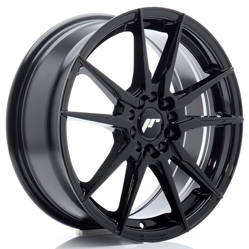 Cerchio Japan Racing JR-21 7x17 4x100/4x114.3 ET40 - Nero lucido