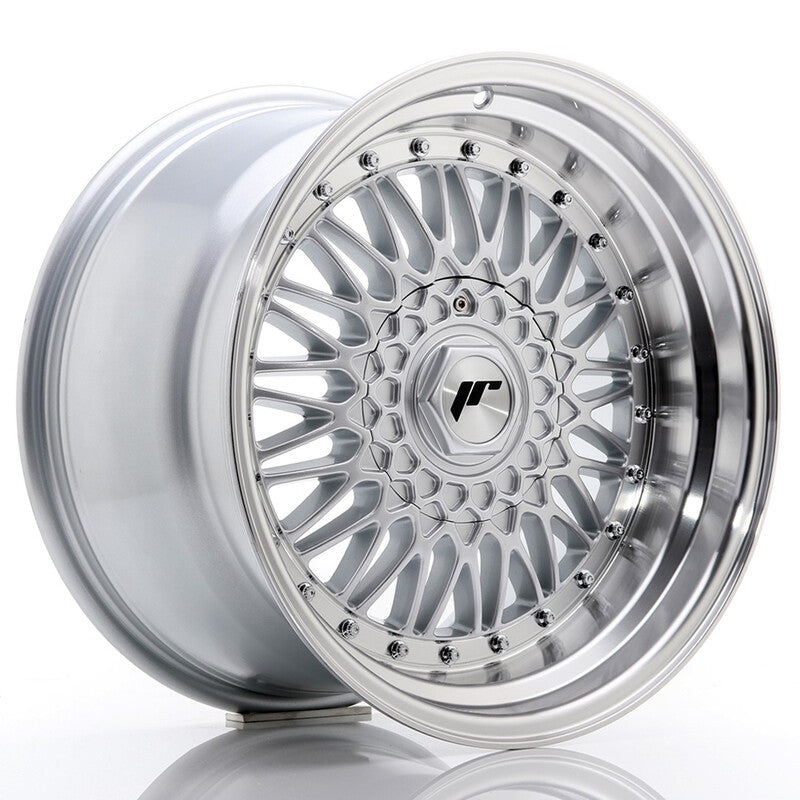 Carica immagine in Galleria Viewer, Cerchio Japan Racing JR-9 10x17 5x112/5x120 ET20 - Argento lucidato
