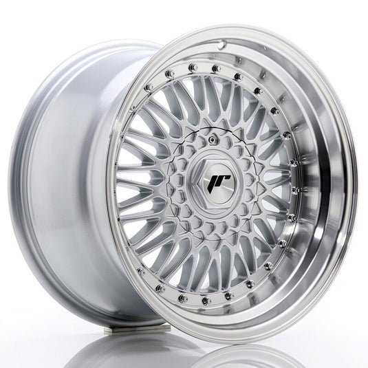 Cerchio Japan Racing JR-9 10x17 5x112/5x120 ET20 - Argento lucidato
