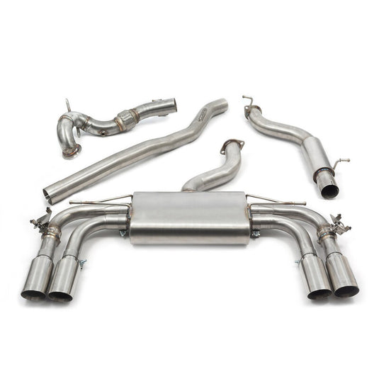 Linea di Scarico Completa "Turboback" Cobra per Audi S3 8V 3 Porte (12-20) - con Valvola