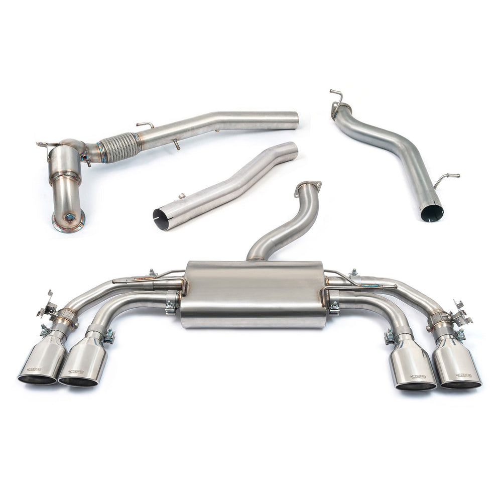 Linea di Scarico Completa "Turboback" Cobra per VW Golf 8 R 2.0L TSI (2021+) - con Valvola
