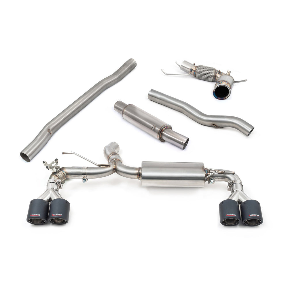 Linea di Scarico Completa "Turboback" Cobra per BMW M135i F40 "M3 Style" (2019+) - con Valvola