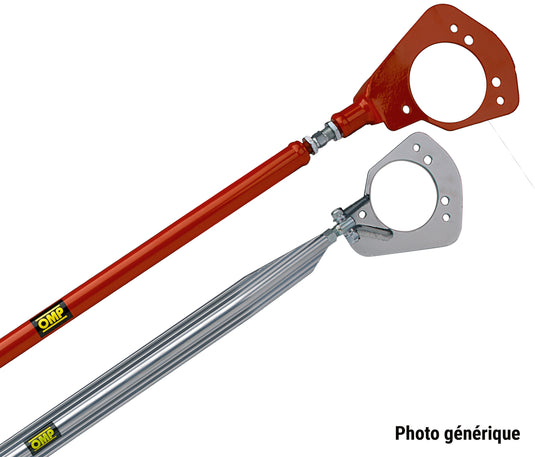 Barra Duomi OMP in Acciaio, Superiore Anteriore per Mitsubishi Lancer Evo 4 (IV)