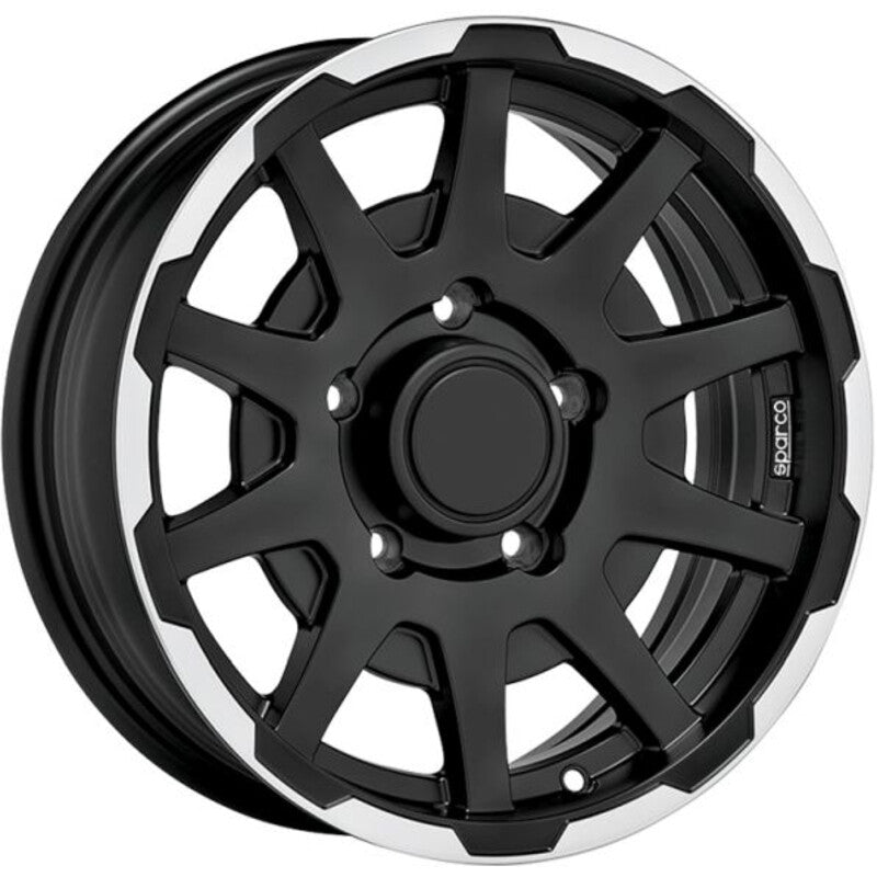 Cerchio Sparco Dakar 5,5x16 5x139.7 ET5 - Nero opaco