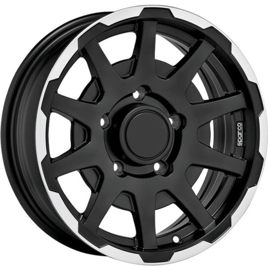 Cerchio Sparco Dakar 5,5x16 5x139.7 ET0 - Nero opaco