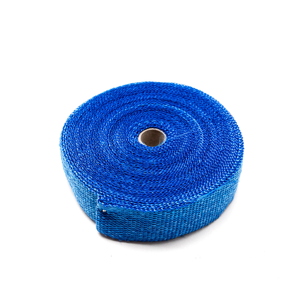 Nastro Termoisolante per Scarico Blu (15m x 50mm) + Fascette Inox