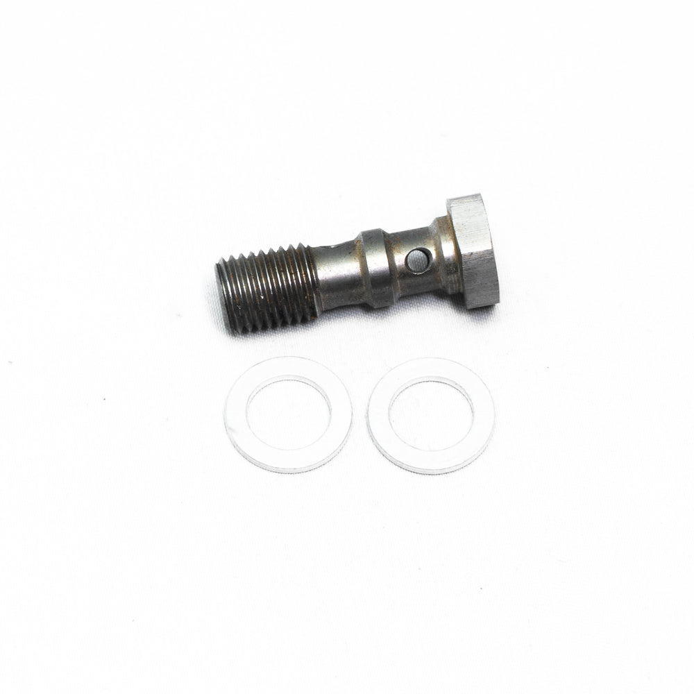 Vite Banjo Doppia Dash 3 in Acciaio Inox (JIC 3/8"-24, 31 mm)