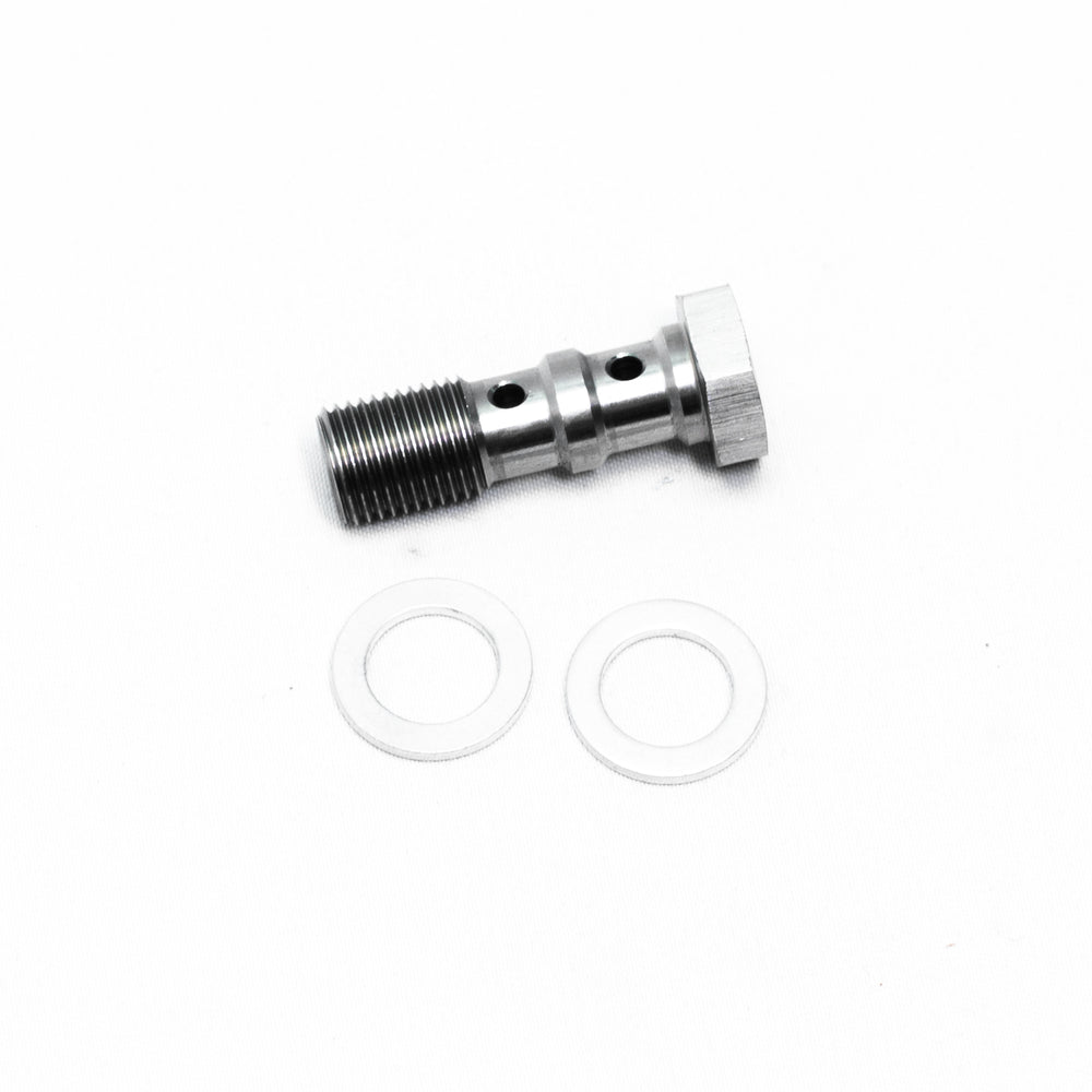 Vite Banjo Doppia M10x1.0 in Acciaio Inox (30 mm)