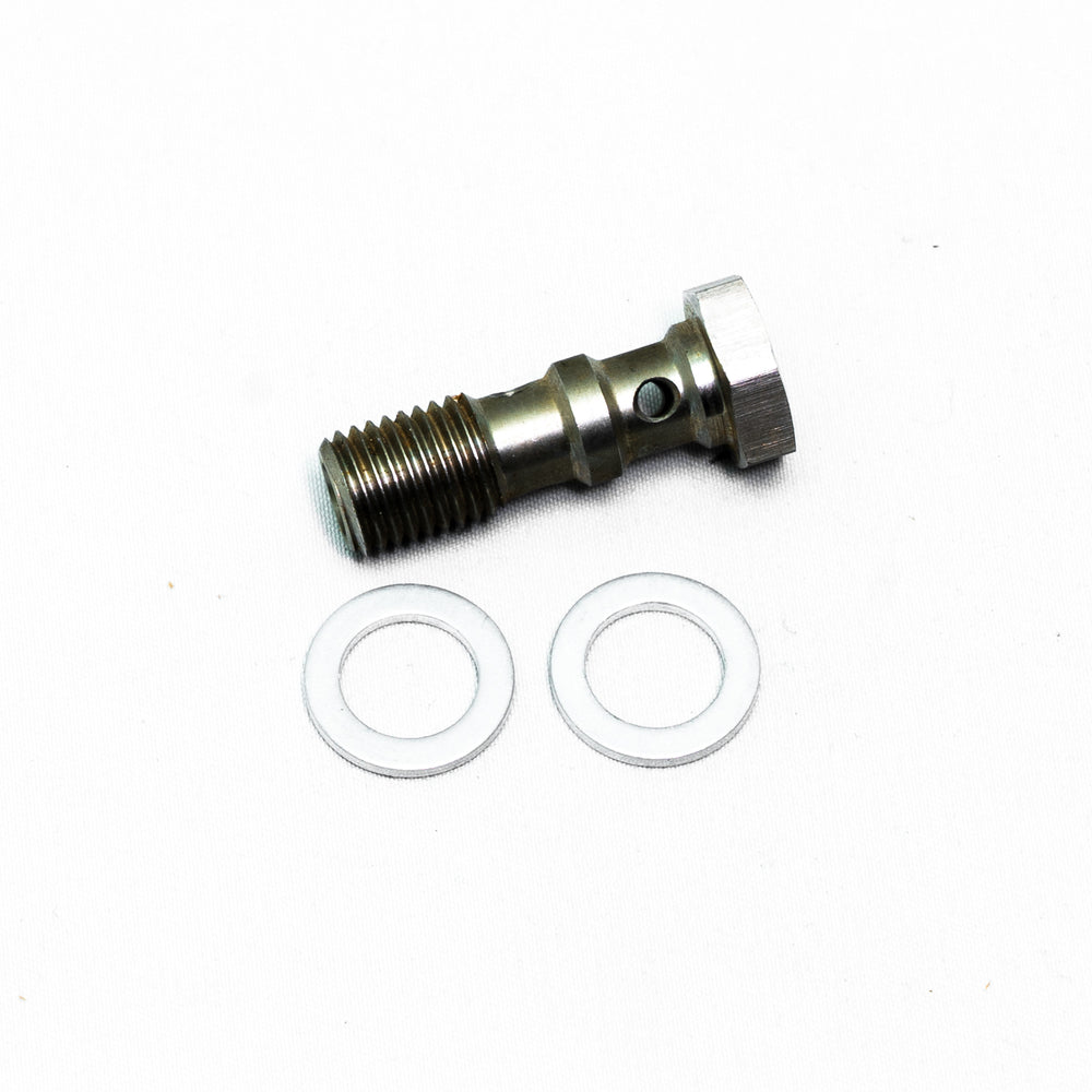 Vite Banjo Doppia M10x1.25 in Acciaio Inox (30 mm)