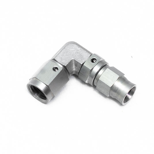 Raccordo a Gomito 90° Femmina M10x1.25 per Tubo Dash 3