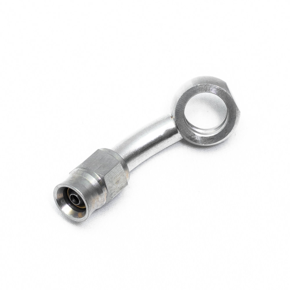 Banjo Femmina a Gomito 45° per Tubo Dash 3 (Ø10.0 mm)