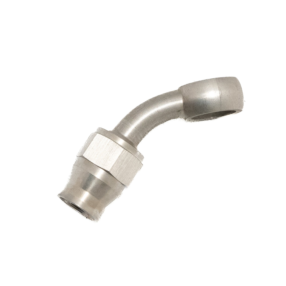 Banjo Femmina a Gomito 45° per Tubo Dash 4 (Ø11.2 mm)