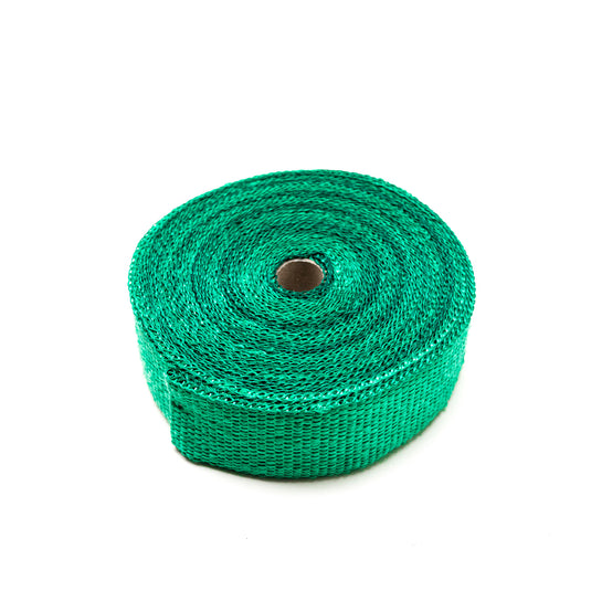 Nastro Termoisolante per Scarico Verde (15m x 50mm) + Fascette Inox