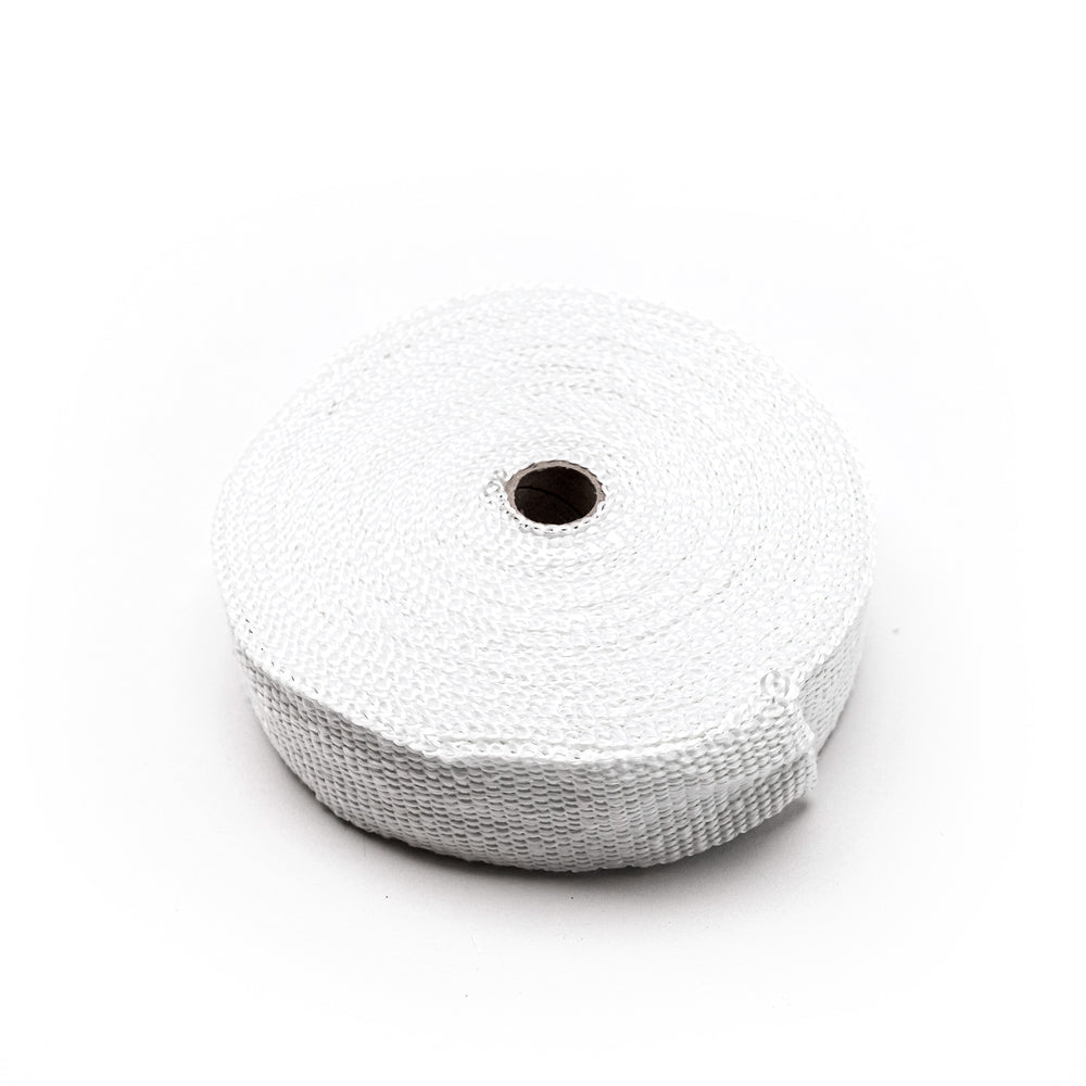 Nastro Termoisolante per Scarico Bianco (15m x 50mm) + Fascette Inox