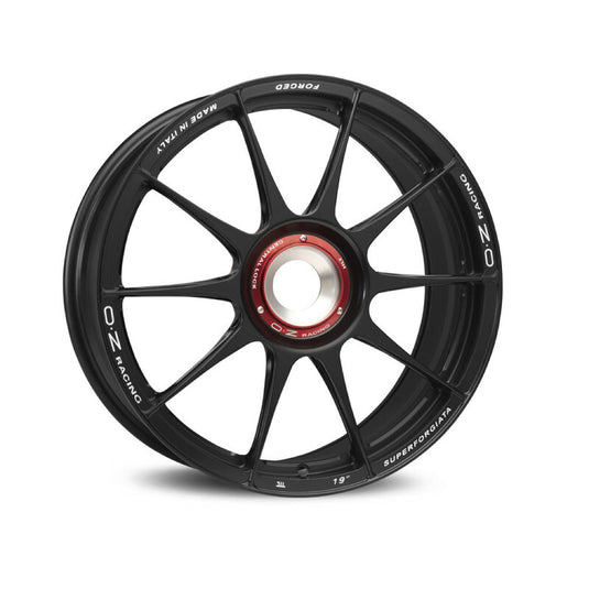 Cerchio OZ Racing Superforgiata CL 12x19 monodado (centerlock) ET48 - Nero opaco satinato