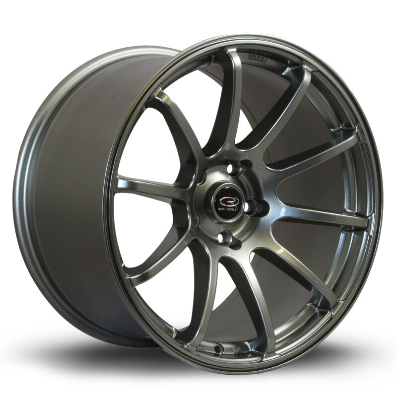 Cerchio Rota Force 10,5x18 5x114.3 ET40 - Argento lucidato