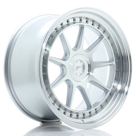 Cerchio Japan Racing JR-47 9,5x19 foratura su misura 5 fori ET15-35 - Argento