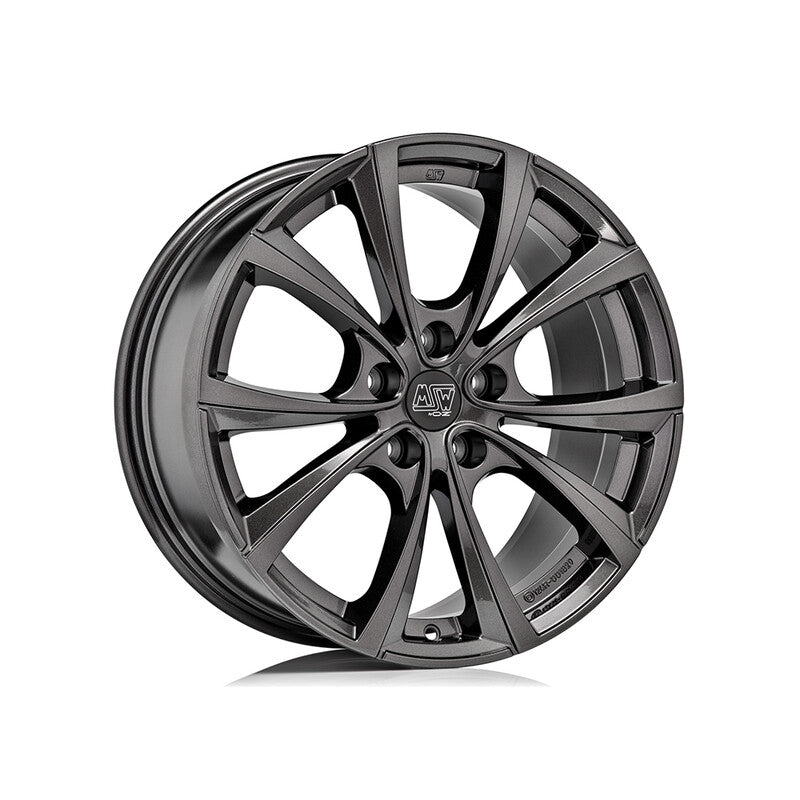 Carica immagine in Galleria Viewer, Cerchio MSW 27T 10,5x19 5x120 ET45 - Grigio scuro / antracite

