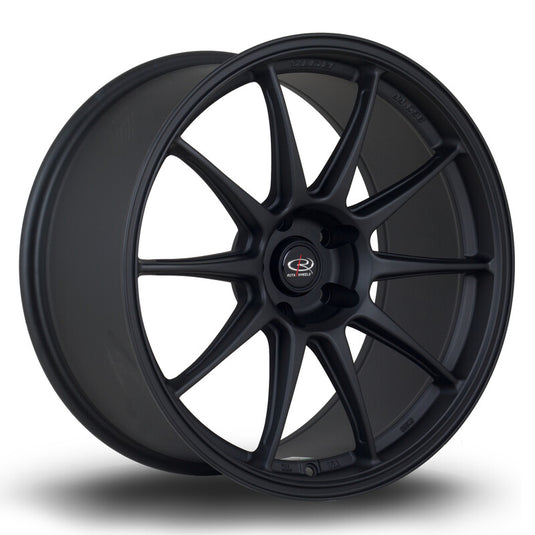 Cerchio Rota Titan 9,5x19 5x114.3 ET22 - Nero opaco