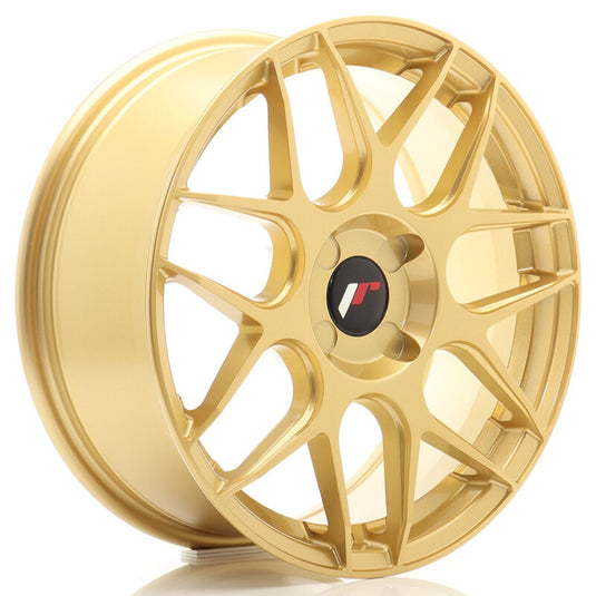 Cerchio Japan Racing JR-18 7x17 foratura su misura 4 fori ET20-40 - Oro