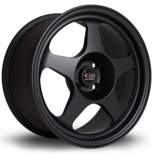 Cerchio Rota Slipstream 8x16 4x95.25 ET37 - Nero opaco