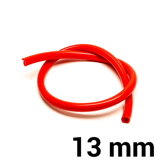 Tubo Silicone Ø13 mm - Rosso (al metro)