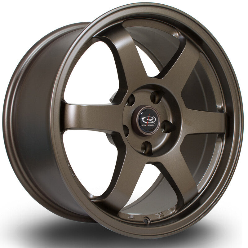 Cerchio Rota Grid 8,5x17 5x114.3 ET30 - Bronzo